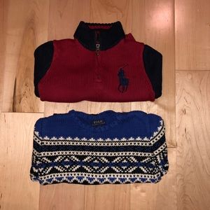 2 sweaters Polo Ralph Lauren sweaters size 4T